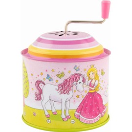 Goki Music Box, Princess, melody: Star where you are, H= Children's Furniture, Colour (Multicolor) (60722)