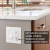 Leviton GFCI Outlet, 20 Amp, Self Test, Tamper-Resistant with LED