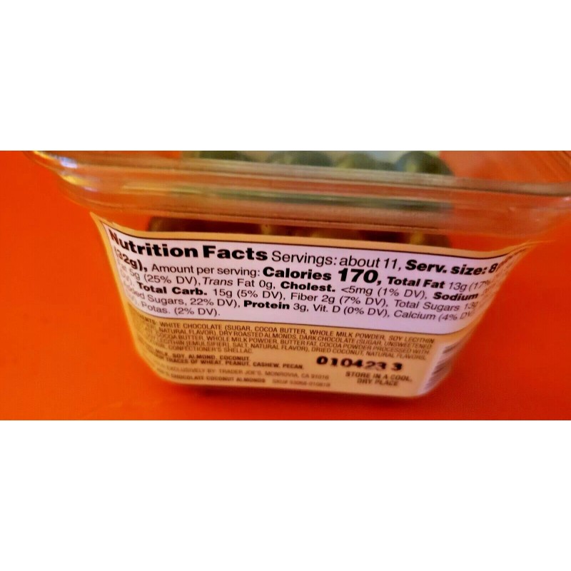 Trader Joe's 2 PACK TRADER JOE'S CHOCOLATE COCONUT ALMONDS 12