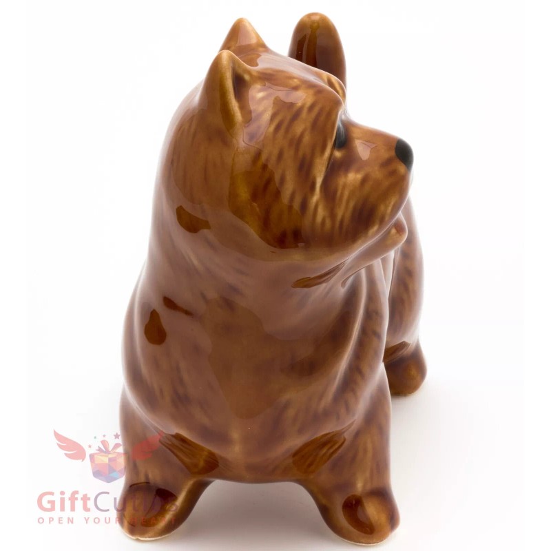 Porcelain Figurine of the Norwich Terrier Dog