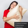 LINENWALAS 100% Organic Bamboo Pillow Cover Set of 2 Pieces
