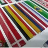 DIGIART INTERNATIONAL GREECE GREEK FLAG 3D EPOXY CAR EMBLEM SET