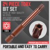 SEDY 24-Piece Security Torx Bit Set, Tamper Resistant Torx Bit