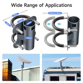 Starlink Mount Gen 2 RV Mount for Starlink Internet Kit Satellite V2 Portable Starlink Mount for Roof RV Yacht Camping