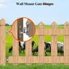 Aglehome 2pack Gate Hinges Heavy Duty, Wall Mount Gate Hinge