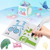 3D Pen Printing Drawing Book, Reusable Colorful 40 Patterns Thick