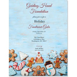 PaperDirect Holiday Stationery, Cookies, 8.5 x 11, 25 Count
