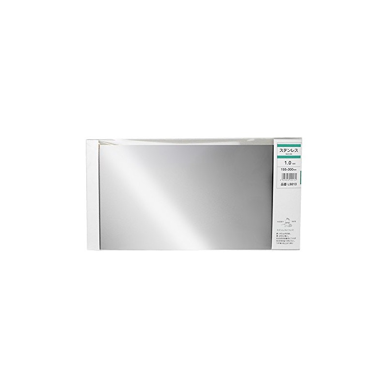 Q-Ho SUS430 Stainless Steel Plate Slim 5.9 x 11.8 inches