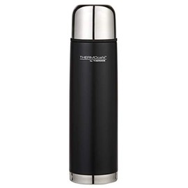 THERMOcafe by Thermos Stainless Steel Vacuum Insulated Slimline Flask, 1L, Matte Black, ED10BLK6AUS