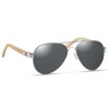 noTrash2003 Aviator Sunglasses with Coloured Mirrored Lenses UV400 CAT3 Strong
