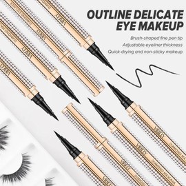 New Makeup Luxury Diamond Eye Liner Waterproof long lasting Smooth Black Liquid Eye Liner