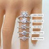 NANA Jewels 1.00ct-4.00ct Simulated Diamond Zirconia Engagement Ring Round Cut