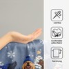Giwawa Winter Dog Towel Set of 2, Christmas Trees Snowman