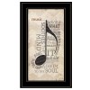 Generic Music 5 Black Framed Print Wall Art