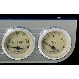 Dolphin Gauges 4 Gauge Under Dash Hang Down Insert Universal PC