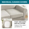 Turquoize 4 Piece Sofa Covers for 3 Cushion Couch Sofa