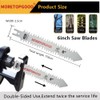MORETOPGOOD Double-Sided Reciprocating Saw Blade,6 Inch Wood Pruning Japanese Teeth
