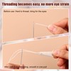 100pcs Needle Threaders, Stainless Steel Premium Needle Threaders Practical Sewing