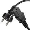 conecto Power Cable IEC Cable 3-Pin 5.0 m Protective Contact