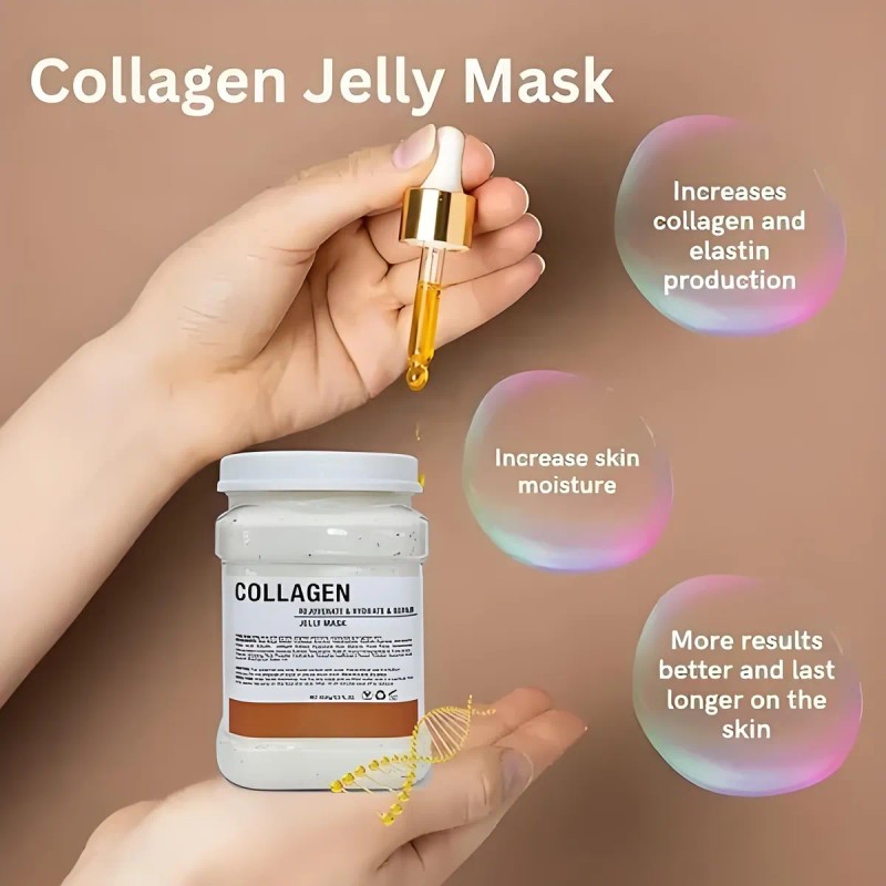 🔥 Jelly mask mascarilla hidroplástica 650g todo tipo piel Vitaminas