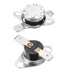 sourcing map KSD301 Thermostat 65°C/149°F 10A Normally Open N.O Adjust