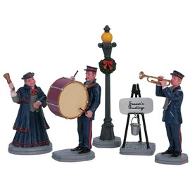 Lemax - Christmas Band - Weihnachtsband - 5er Set - Polyresin - Figuren & Zubehör für die eigene kleine Weihnachtswelt