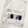 Dara Beauty March Art of the MonthBlack Heart Donut Nail❣