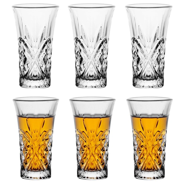 Jaepsing, 2oz Shot Glasses Sets of 6/Heavy Base Shot Glass