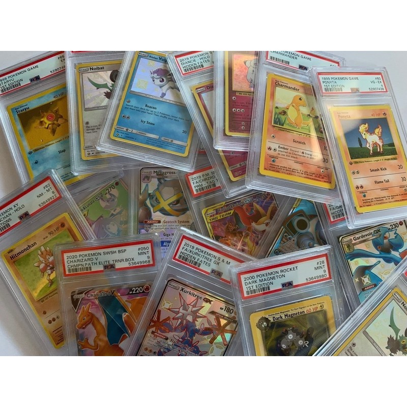 PoKéMoN Eine zufällige PSA-bewertete und authentifizierte Karte (perfekt zum Ausstellen)