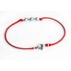 Triple Initial Beads Bracelet Anklet