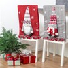 Christmas Chair Covers with Gnomes: Christmas Decoration Gnomes Chair Covers