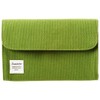 Lihit Lab A7701-7 Accordion Pouch, Small, Green
