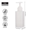 Segbeauty Soap Dispenser with Labels, 3 Pieces 300 ml Shampoo