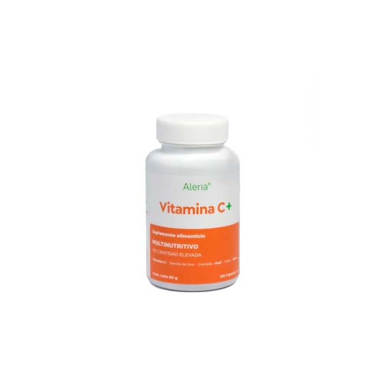 Aleria® | Vitamina C 120 Cápsulas – Suministro 4 Meses