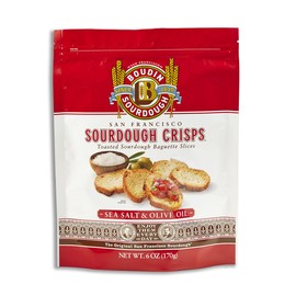 San Francisco Boudin Bakery Sourdough Crisps-Sea Salt & Olive