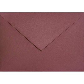 Netuno 25 Envelopes Bordeaux DIN C6 114 x 162 mm 120 g Keaykolour Carmine Coloured Envelopes Recycled Colourful Envelopes C6 Eco Paper Envelopes for Wedding Invitations Paper Envelopes Elegant