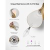 Tubicen Gold Wall Sconce Indoor Dimmable Mid Century Modern Up