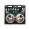 Same Keys for 2 Stainless Steel Disc Padlock 2-3/4", Self