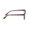 Calabria L 15576 Round Eyeglasses Frame Black Crystal Tortoise Havana