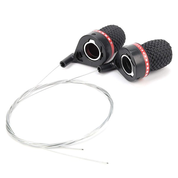 Bicycle Gear Shift Twist Grip, Derailleur Handle, Speed Shifter, Mountain