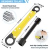LAISGOO Plumbing Tools - Angle Stop Wrench & Angle-On Kit