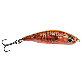 Savage Gear Wobbler for Spin Fishing Sticklebait Pencil Slow Sinking 7.5 cm 13 g, Colour: Fluo Orange Copper