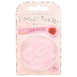 Q-FLA Kyushu Flower Service Paper Soap Rose (30 Sheets) Paper Soap Hand Soap