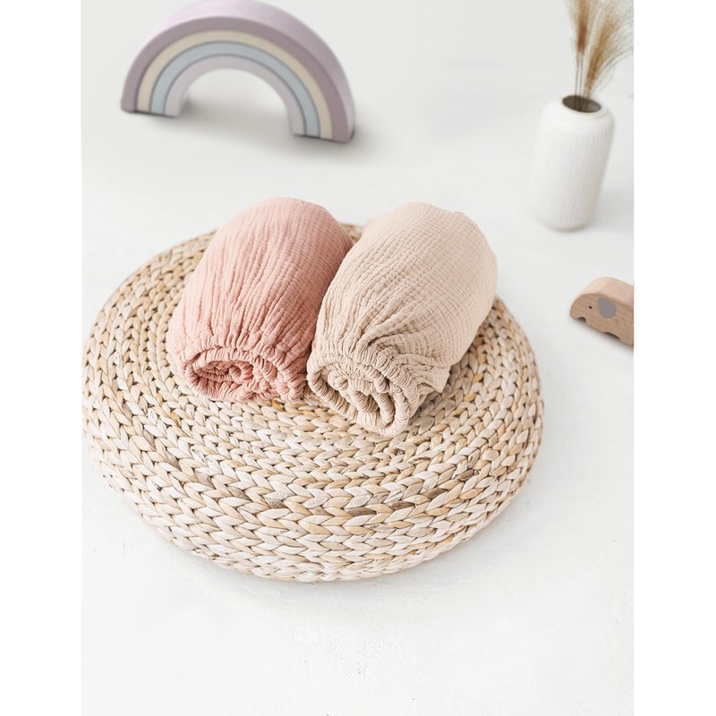 MairMore Muslin Bassinet Sheets for Babies – Soft & Breathable
