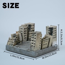 MMOS X JXK Catzilla Statue for Home Decor, Meowzilla Statue Durable Polyresin