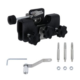 UTALIND Timberline Chainsaw Sharpener, Aluminum Alloy Portable Chain Saw Sharpener Tool for All Kinds of Saws and Electric Saws, Tool Clamp (Black)