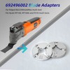 692496002 Oscillating Tool Adapter Compatible with jobmax heads R8223404 for