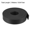 sourcing map Solid Rectangle Rubber Seal Strip 25mm Wide 3mm