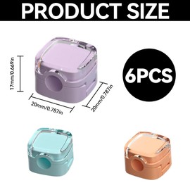 Xiciki Kabel-Clips, magnetische Kabel-Clips, mehrfarbig, selbstklebende Kabelhalter für Schreibtisch, Zuhause, Büro, USB, HDMI, Handy-Ladekabel-Organizer, 6 Stück
