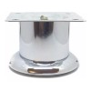 Herrajes Guerrero Pata Tubular Para Mueble Sala 5 Cm Altura